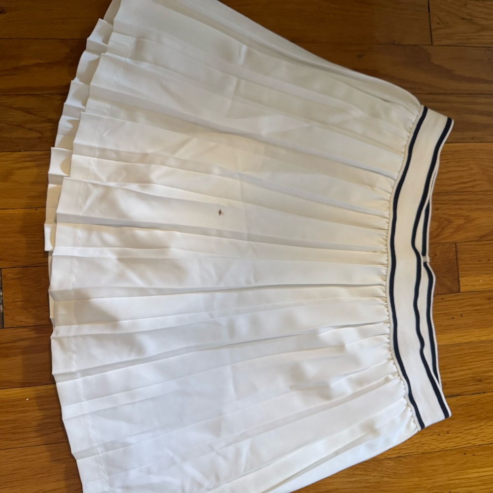 Peter Millar White Skirt with Black Accents + J. Lindeberg Shorts